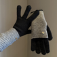 Warm & Stylish Color-Block Convertible Gloves