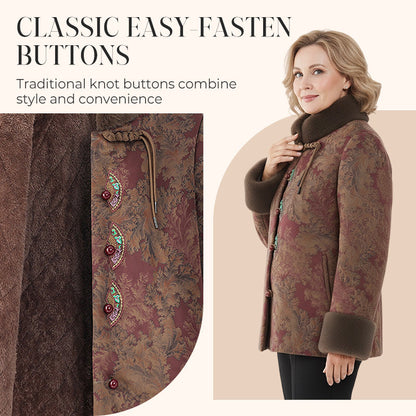 Elegant Winter Coat for Senior Women【FREE SHIPPING】