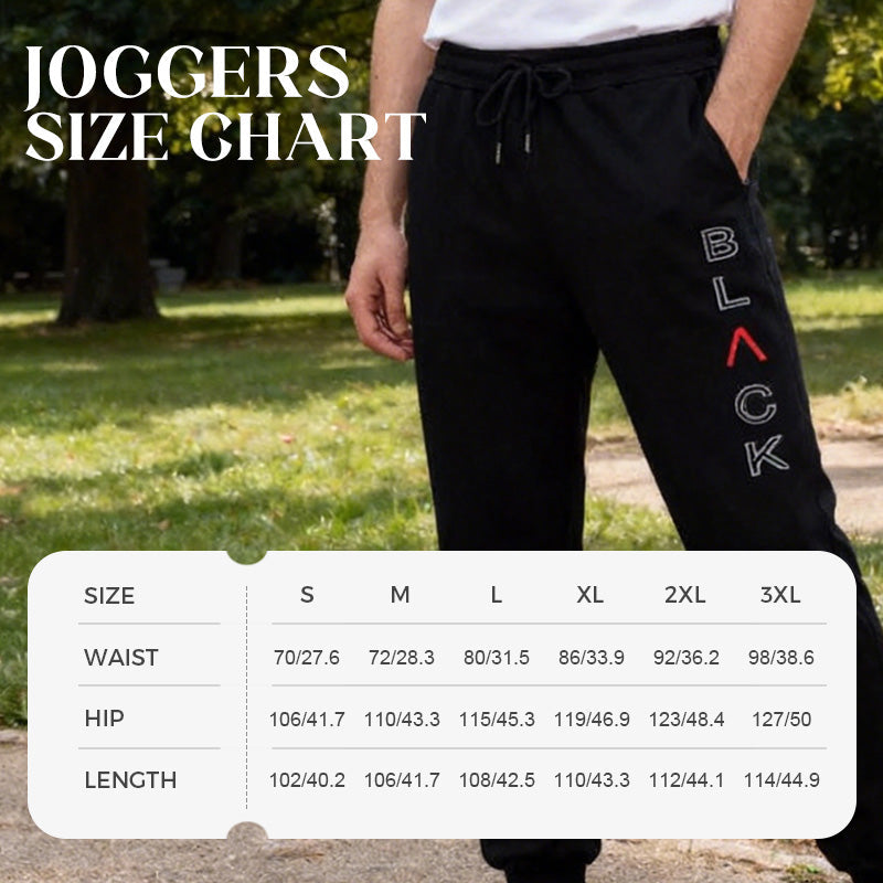 Men's Fashion Letter-Print Hoodie & Joggers Set【FREE SHIPPING】