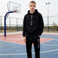 Men's Fashion Letter-Print Hoodie & Joggers Set【FREE SHIPPING】