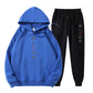 Men's Fashion Letter-Print Hoodie & Joggers Set【FREE SHIPPING】