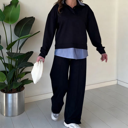 Women's Casual Long-Sleeve Top and Pants 2-Piece Set🔥Buy 2 Get Free Shipping