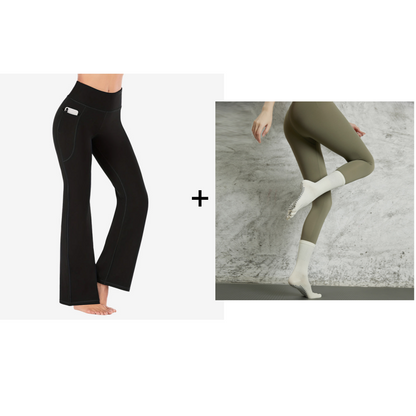 🚀 Sculpting Tech | HOT 2026 Tummy Control Flare Leggings 🔥【High Waist】
