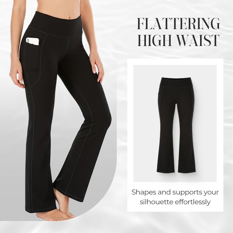 🚀 Sculpting Tech | HOT 2026 Tummy Control Flare Leggings 🔥【High Waist】