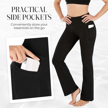 🚀 Sculpting Tech | HOT 2026 Tummy Control Flare Leggings 🔥【High Waist】