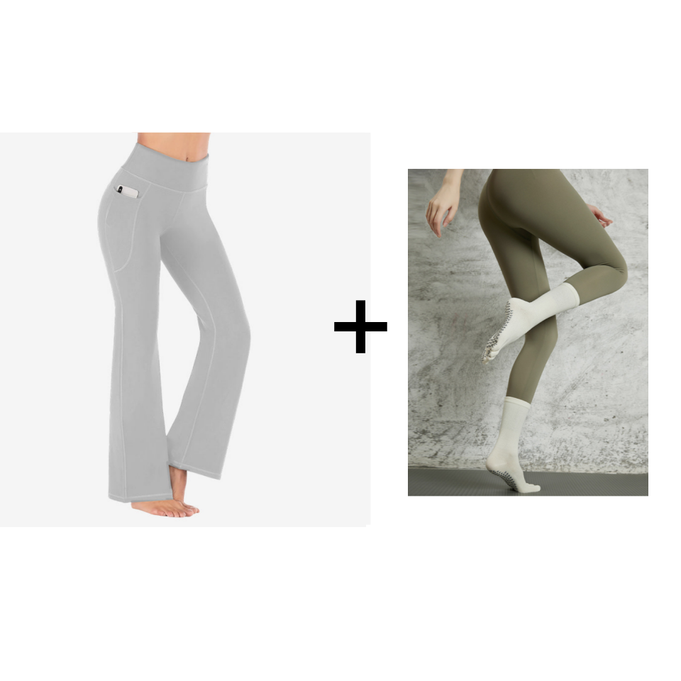 🚀 Sculpting Tech | HOT 2026 Tummy Control Flare Leggings 🔥【High Waist】