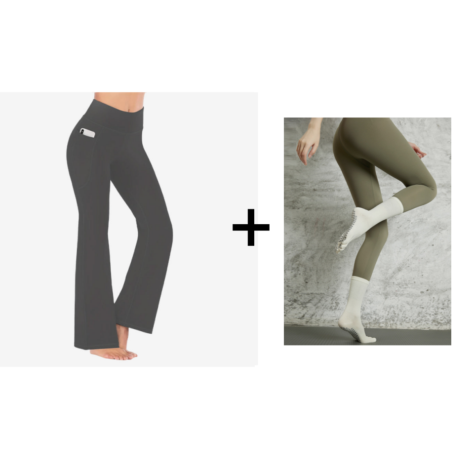 🚀 Sculpting Tech | HOT 2026 Tummy Control Flare Leggings 🔥【High Waist】