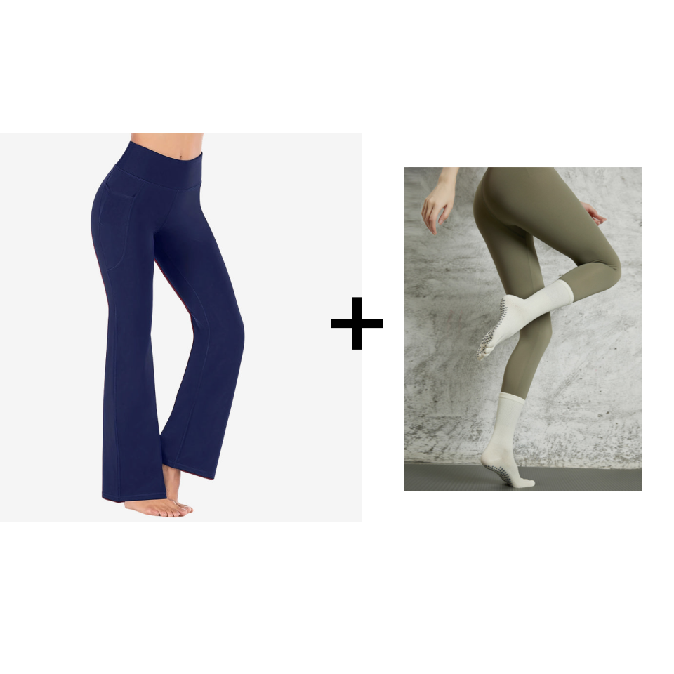 🚀 Sculpting Tech | HOT 2026 Tummy Control Flare Leggings 🔥【High Waist】