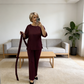 Women's Elegant Top & Pants 2-Piece Set