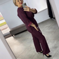 Women's Elegant Top & Pants 2-Piece Set