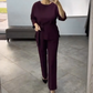 Women's Elegant Top & Pants 2-Piece Set
