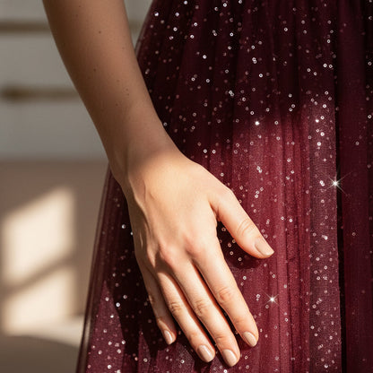 Women's Sparkle Top & Tulle Skirt Set