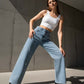 ⏳Limited-time 50% off⏰Women’s Stylish Rhinestone Embellished Jeans💎👖