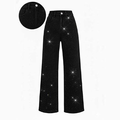 ⏳Limited-time 50% off⏰Women’s Stylish Rhinestone Embellished Jeans💎👖