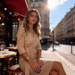 Women's Elegant V-Neck Wrap Dress