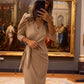 Women's Elegant V-Neck Wrap Dress