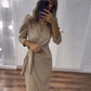 Women's Elegant V-Neck Wrap Dress