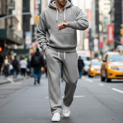 Men's Hooded Pullover & Sweatpants Set【FREE SHIPPING】