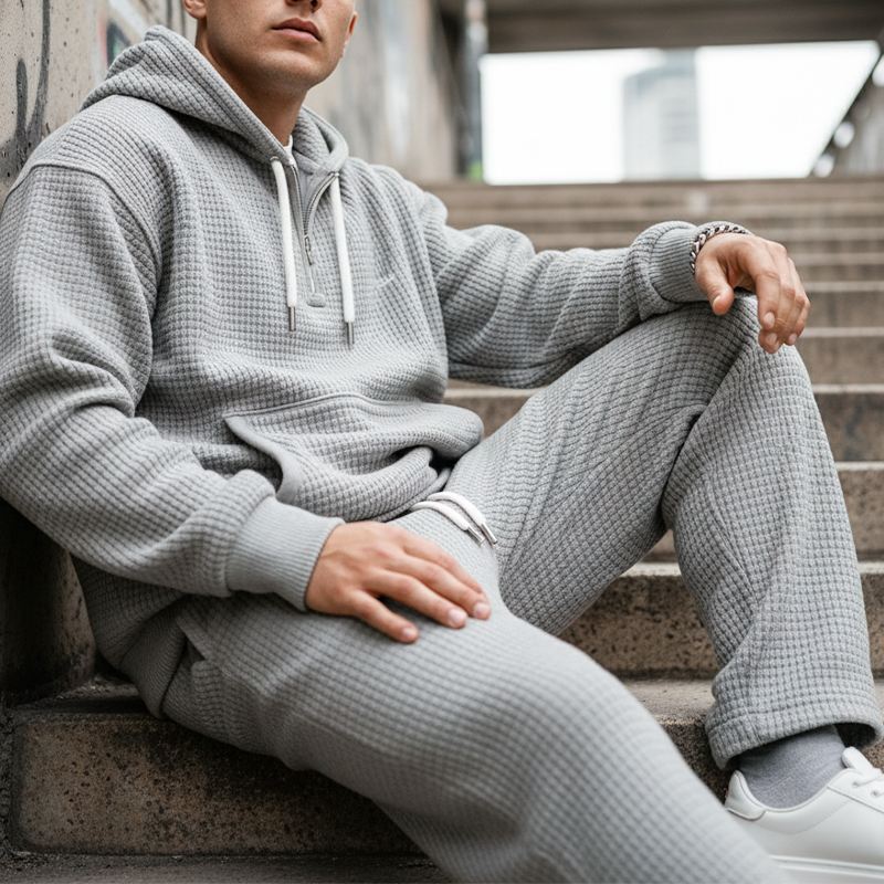 Men's Hooded Pullover & Sweatpants Set【FREE SHIPPING】