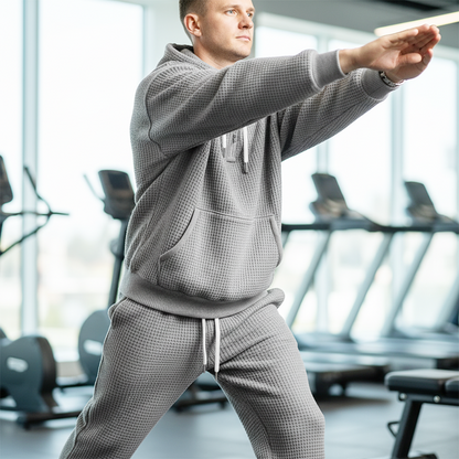 Men's Hooded Pullover & Sweatpants Set【FREE SHIPPING】