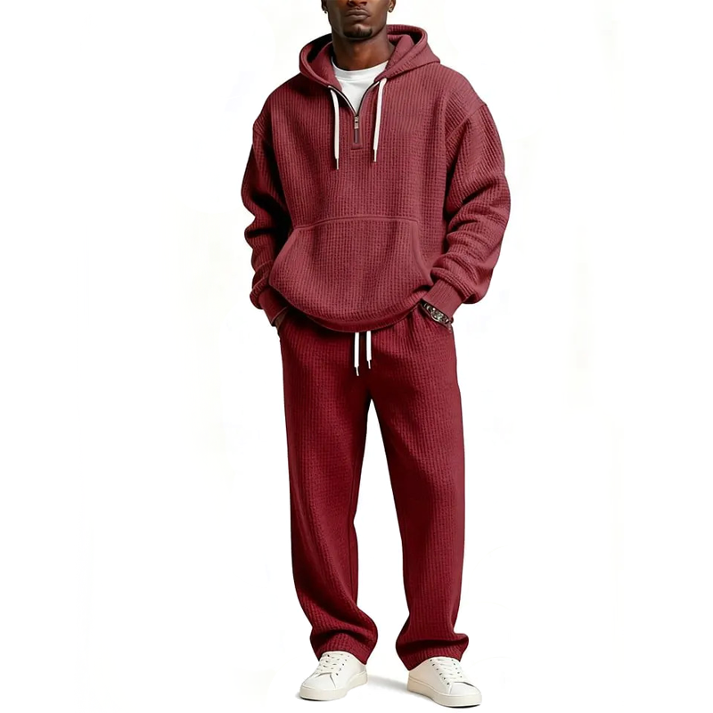 Men's Hooded Pullover & Sweatpants Set【FREE SHIPPING】
