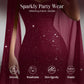 Women's Cutout Ribbed Dress with Chiffon Cape