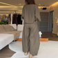 Women's Loose-Fit Top & Pants 2-Piece Set