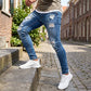🔥BUY 2 GET FREE SHIPPING🎁New arrival 50% OFF💥Men's Stylish Ripped Skinny Jeans