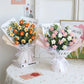 Valentine's Day Crocheted Daisy Bouquet