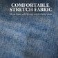 Women's High-Waist Straight-Leg Stretch Jeans