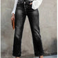 Women's High-Waist Straight-Leg Stretch Jeans