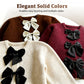 Women's Round Neck Bow-Tie Sweater