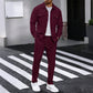 Men's Waffle Button-Down Jacket & Pants Set【BUY 2 GET FREE SHIPPING】