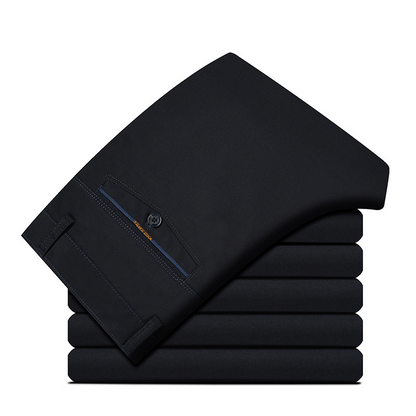 Men's Casual Straight-Fit Pants