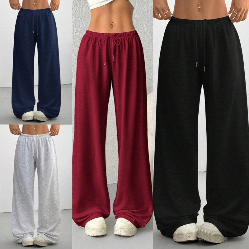 Women's Casual Wide-Leg Sweatpants with Drawstring【BUY 2 GET FREE SHIPPING】