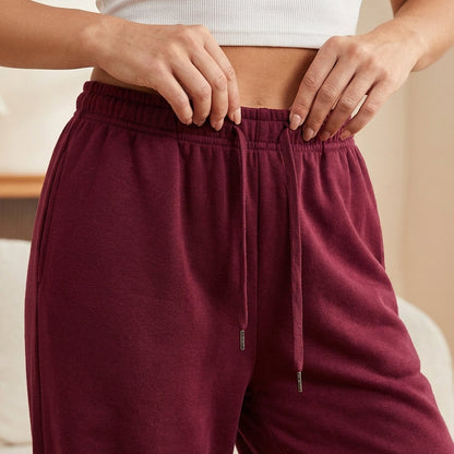 Women's Casual Wide-Leg Sweatpants with Drawstring【BUY 2 GET FREE SHIPPING】