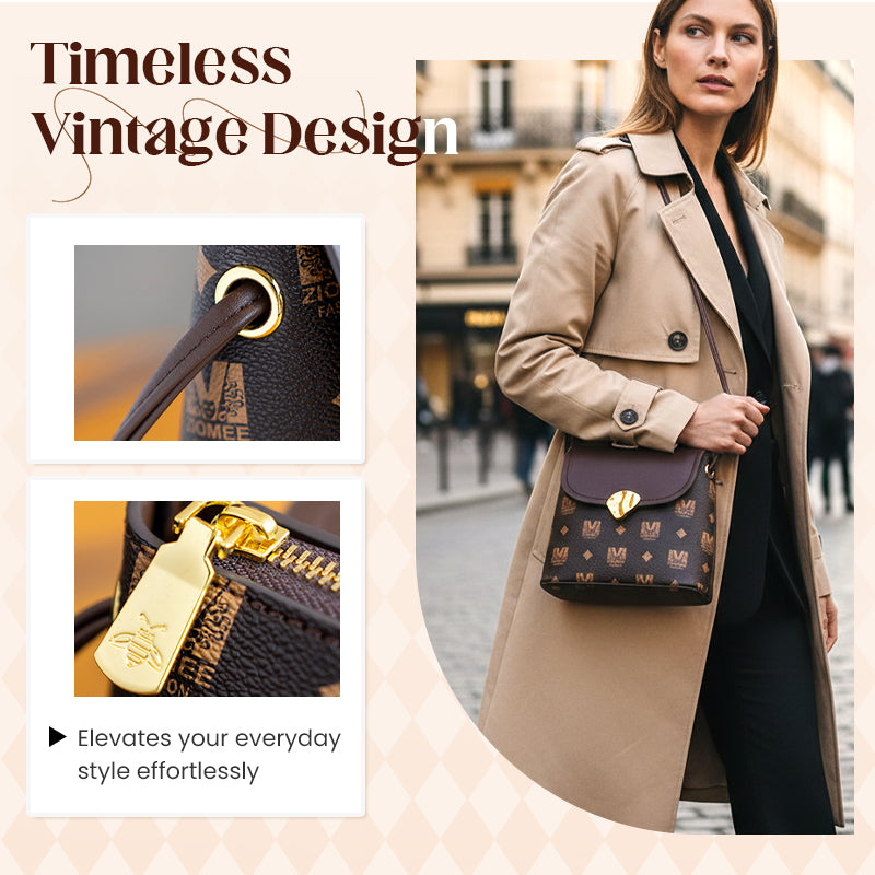 🎁2026 New Arrivals 50% OFF💥Women's Monogram Pattern Crossbody Bag