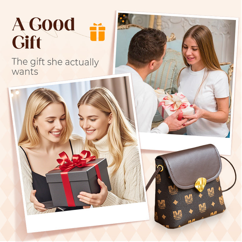 🎁2026 New Arrivals 50% OFF💥Women's Monogram Pattern Crossbody Bag