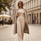 Women's Solid Color Two-Piece Lounge Set