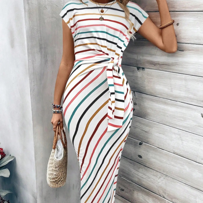 🎁New arrival 55% OFF💥Women's Leopard Print Knot Bodycon Elegant Dress