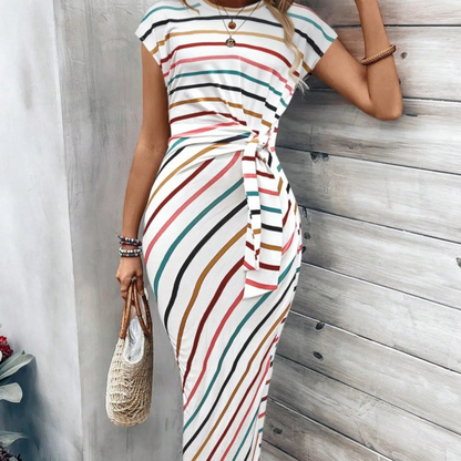 🎁New arrival 55% OFF💥Women's Leopard Print Knot Bodycon Elegant Dress