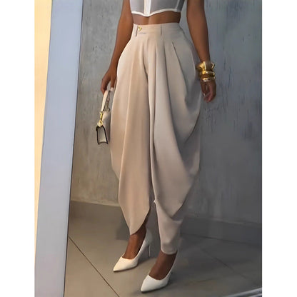 Women’s Casual High-Waist Wide-Leg Pants