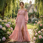 Women's Off-Shoulder High-Waist Dress
