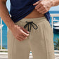 Men's Comfortable Waffle Straight-Leg Pants