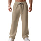 Men's Comfortable Waffle Straight-Leg Pants