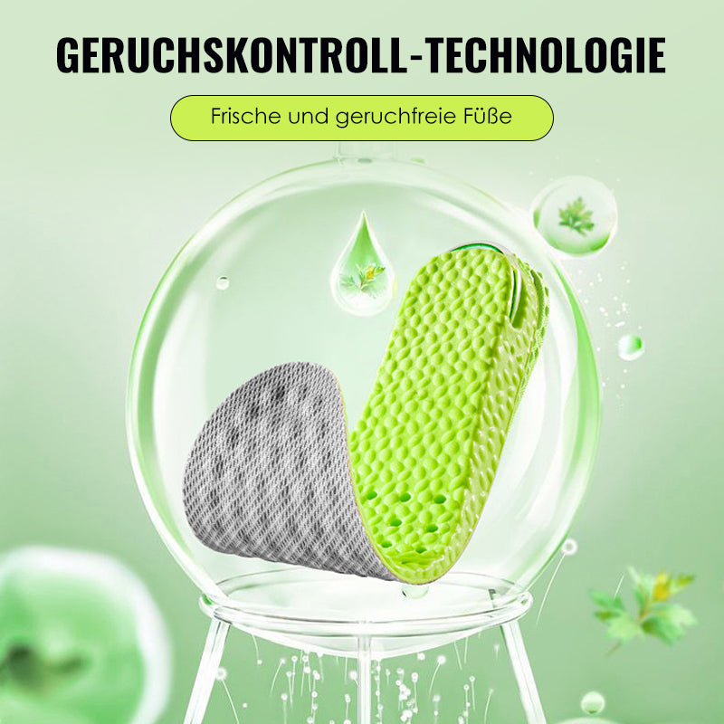 Comfortable Insoles with Air Cushion and Height-Increasing Effect