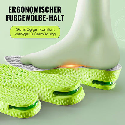 Comfortable Insoles with Air Cushion and Height-Increasing Effect