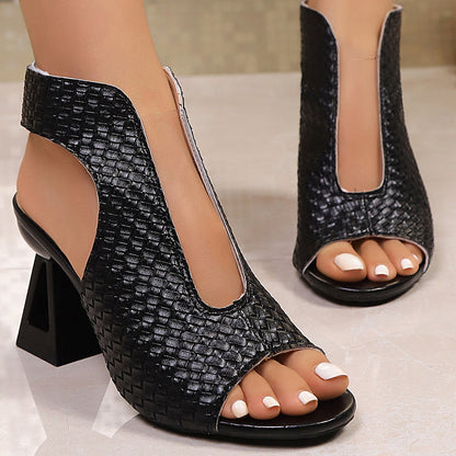 Women's Elegant Peep-Toe Heeled Sandals♥️BUY 2 GET FREE SHIPPING