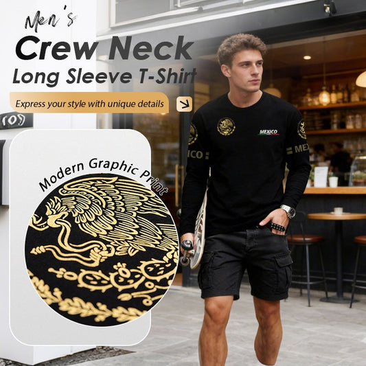 🔥Limited Time Promotion 50% OFF🔥Men's Crew Neck Long Sleeve T-Shirt