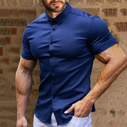 👔 60% OFF NOW! ✨ Men's Non-Iron Shirts – Wrinkle-Free, Comfortable All Day & Perfect for Business or Casual 👕